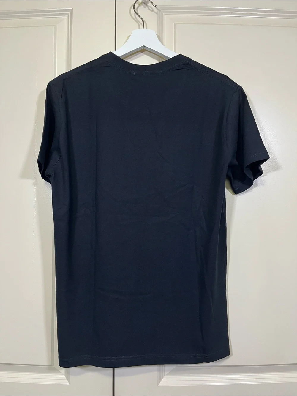 Gucci Black Tee with Colorful Horse Graphic and White Logo